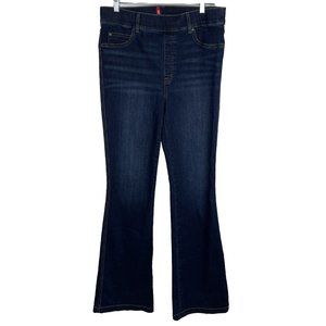 SPANX Flare Jeans L TALL Midnight Shade Dark Wash Blue 20327T